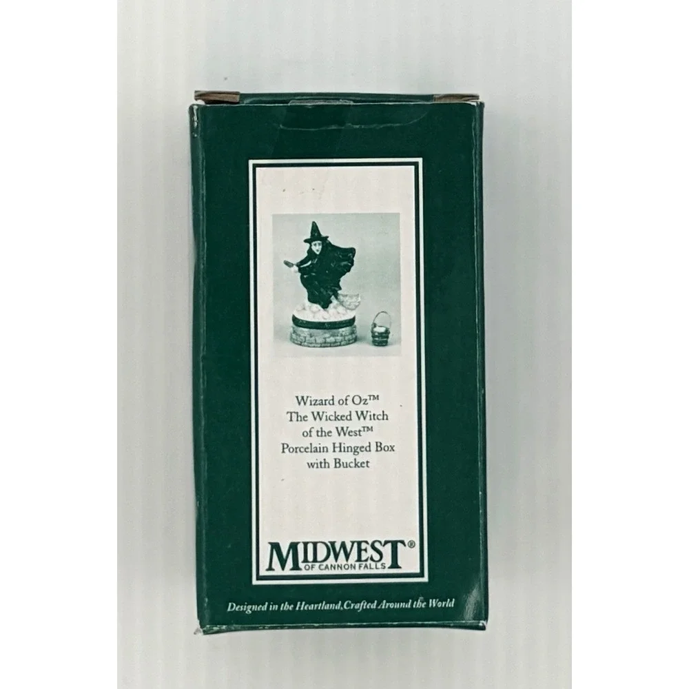 Midwest Cannon Falls Wicked Witch of the West Trinket Box & Bucket Wizard Of Oz
